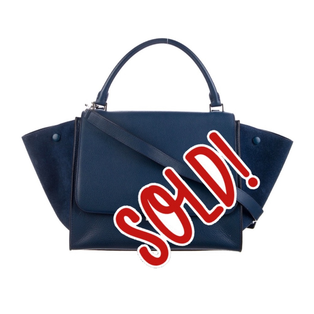 Elegant Navy Blue Handbag